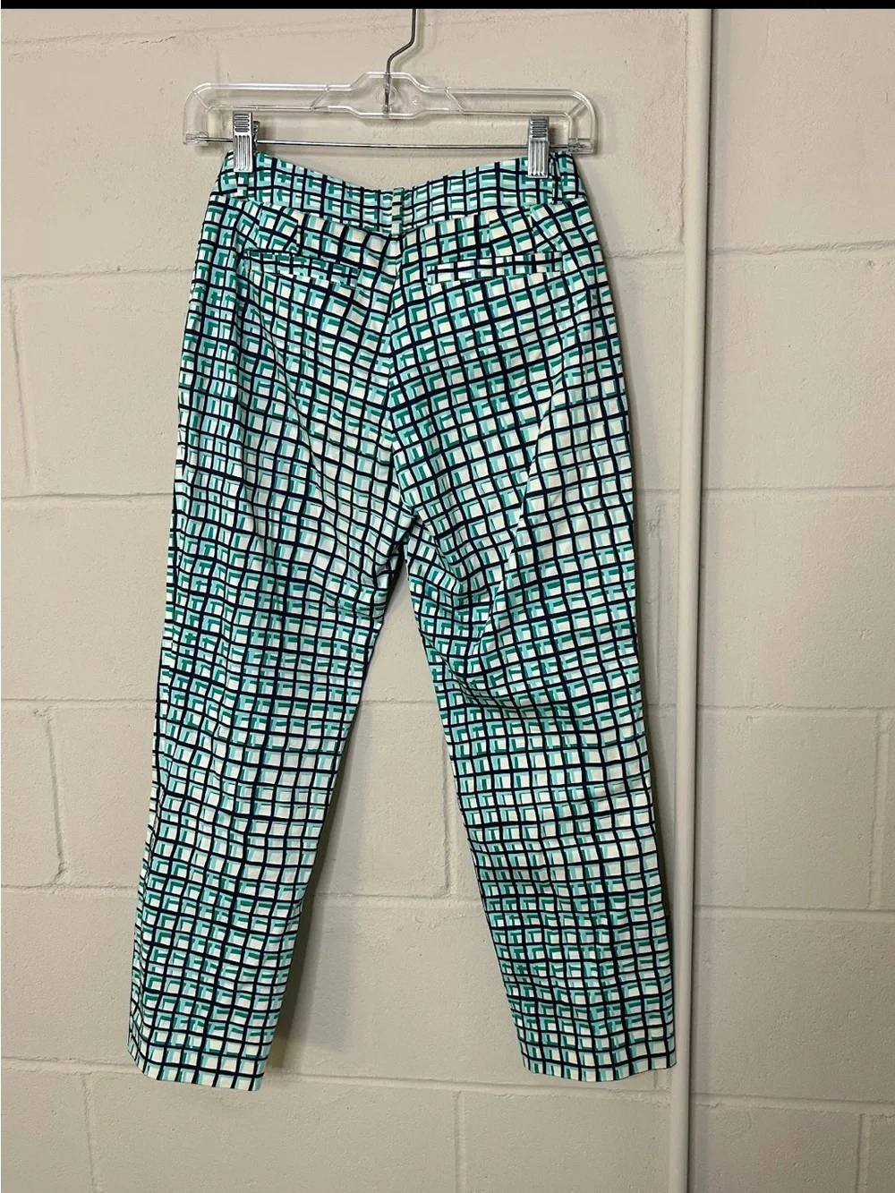 Kate Spade Pants Womens 0 Mindy Plaid Colorful Ankle Tapered Mid Rise Preppy